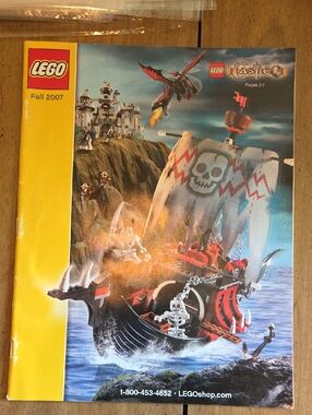 LEGO Fall 2007 Shop at Home catalog, which prominently features the LEGO 7029